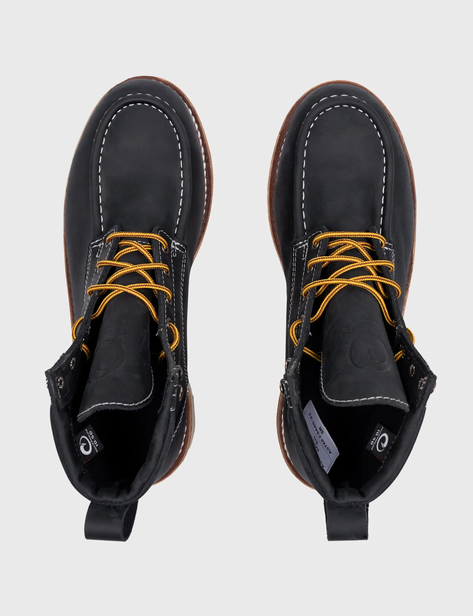 MAINE MOC STEEL TOE BOOT 6" - NATURAL WEDGE SOLE - Image 10