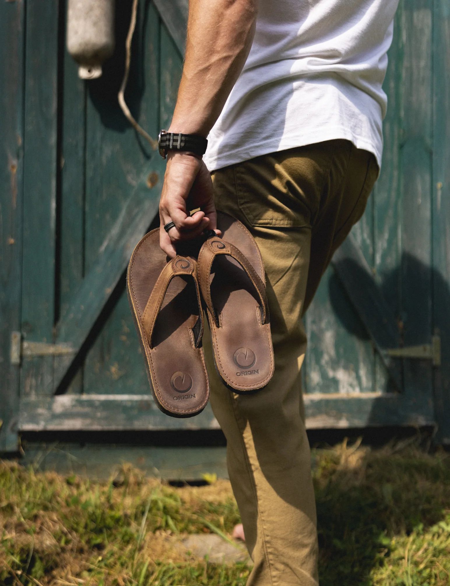 Origin® Built By Freedom™ Flop Leather Sandal - Image 19