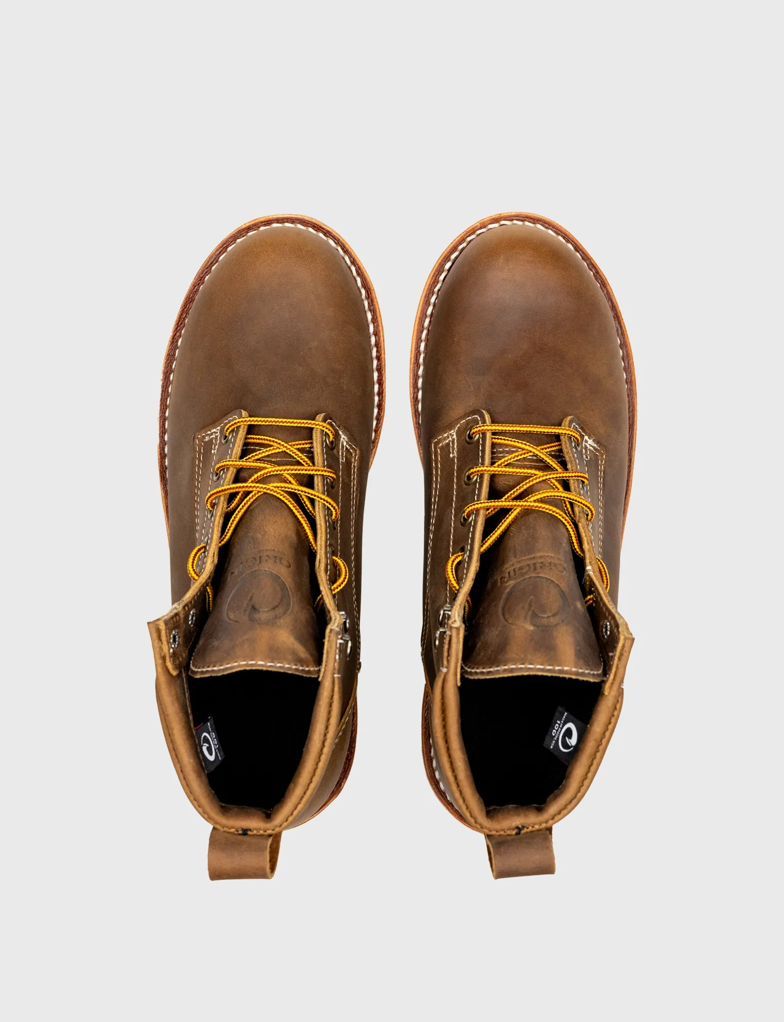 THE WILTON 6" GOODYEAR WELTED BOOT - NATURAL WEDGE SOLE - Image 7