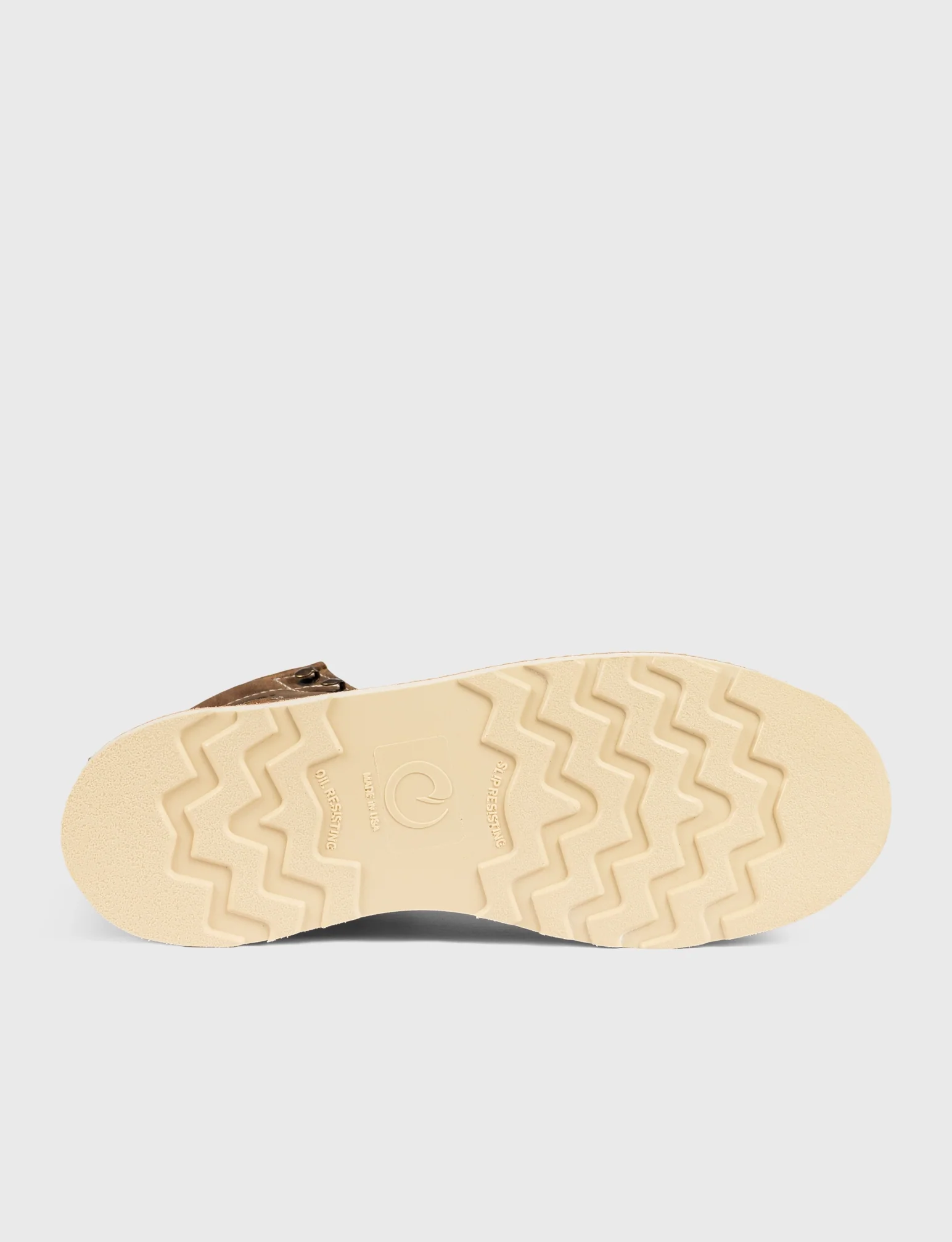 THE WILTON 6" STEEL TOE WORK BOOT - NATURAL WEDGE SOLE - Image 4