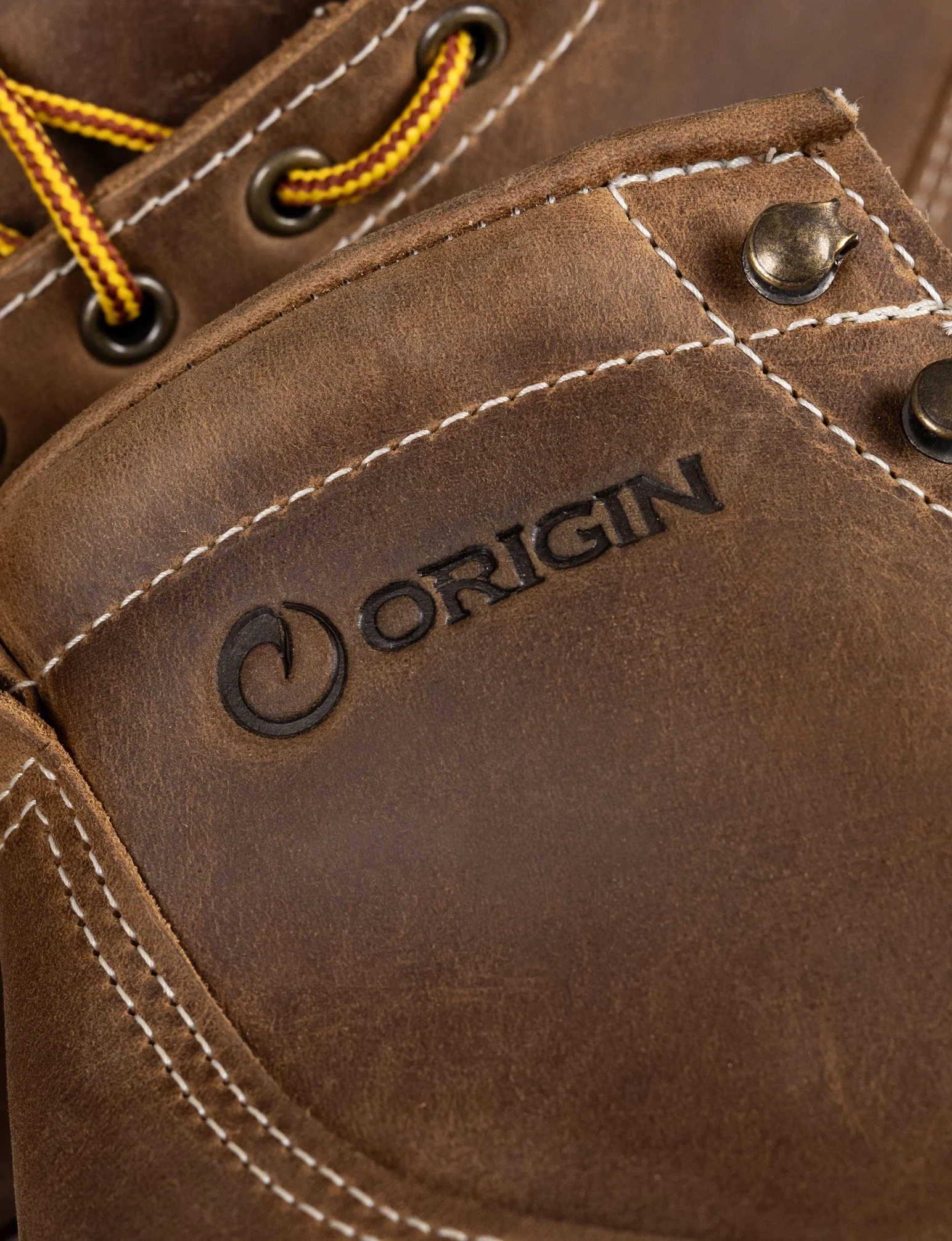 THE WILTON 6" STEEL TOE WORK BOOT - NATURAL WEDGE SOLE - Image 8